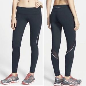 Zella perfect run reflective mesh leggings